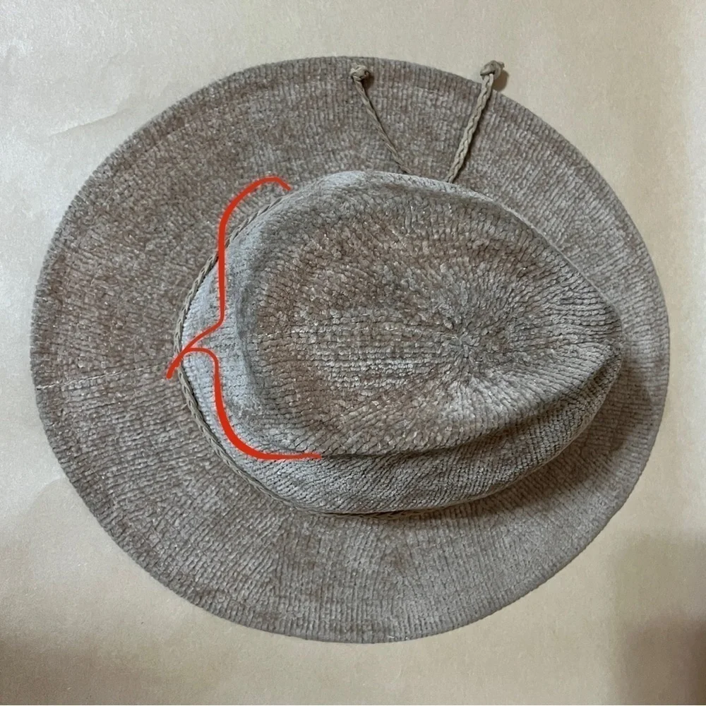 Anthropologie chenille fedora